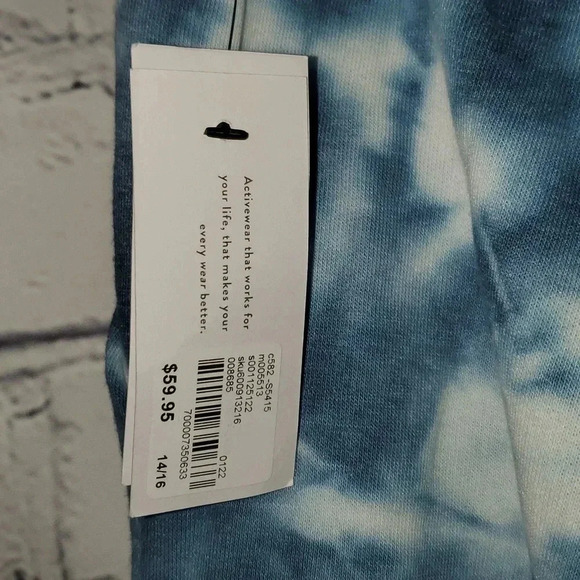 Lane Bryant Livi Sweatpant Joggers Blue Tie Dye Size 14/16 NWT - Picture 8 of 13